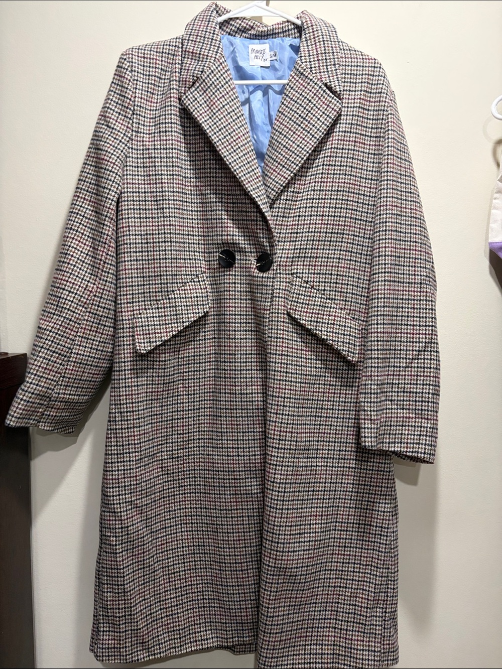 Princess Polly Houndstooth Trench Coat
